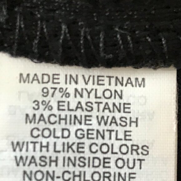 Prana Halle Straight Pants Women 12 Black Mid Rise Zip Pocket UPF 50+ Outdoor - Picture 14 of 16